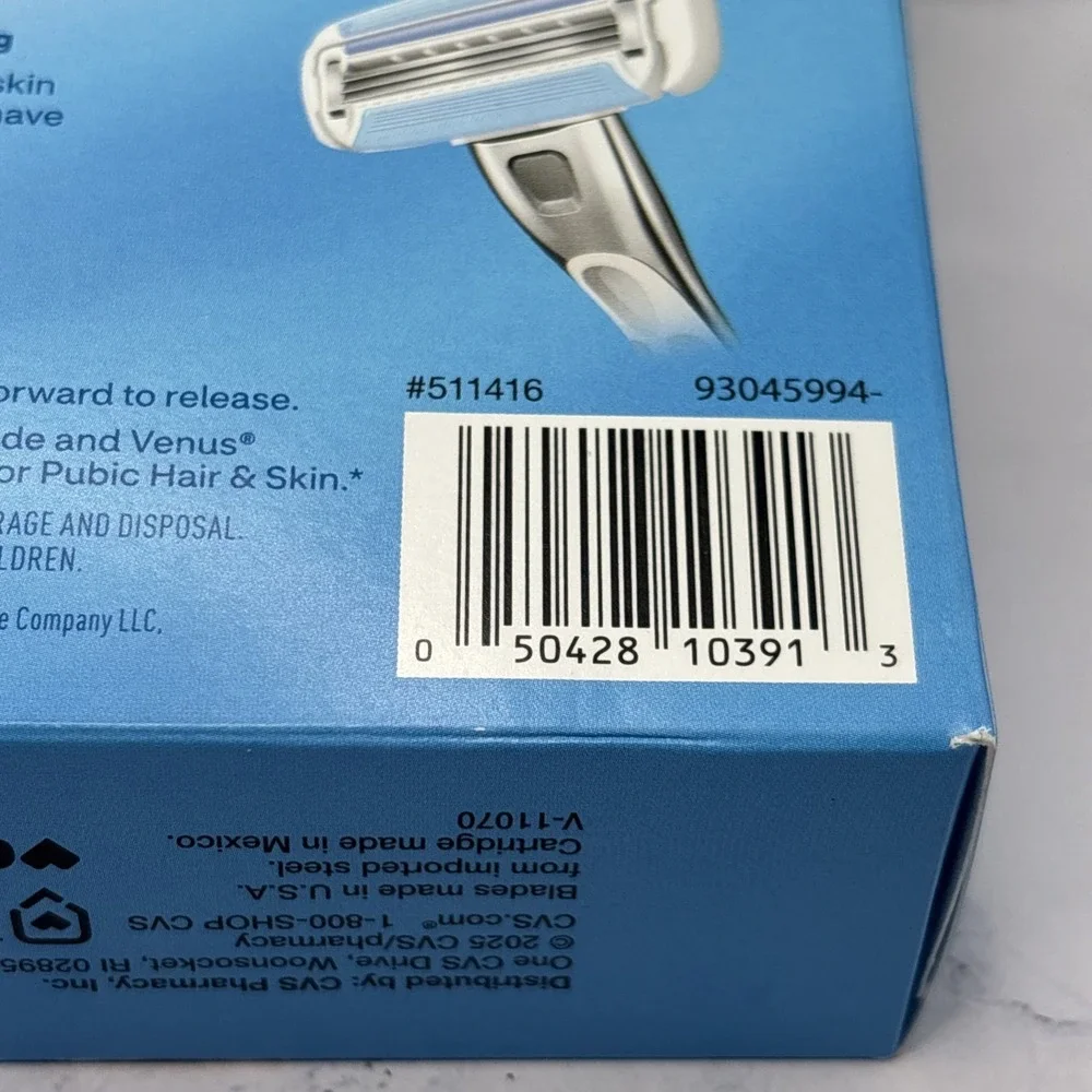 4 Pack Lot (16) CVS 3 Blade Smooth Sensitive Cartridge Refills Compare to Venus